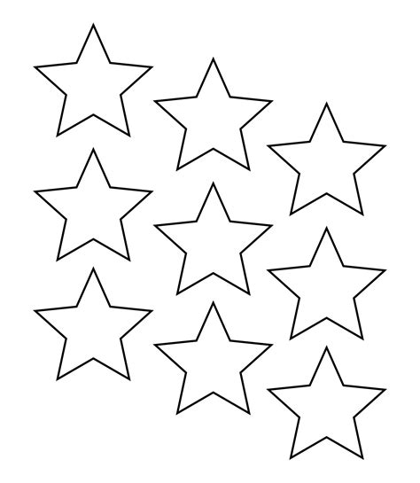 Star Shape Printable